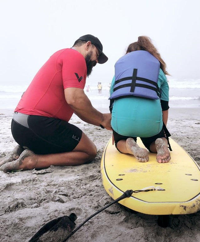 Surf Lesson With Mariah - Visually Impaired Surf Day