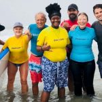 Encinitas Lions Club Surf With Visually Impaired