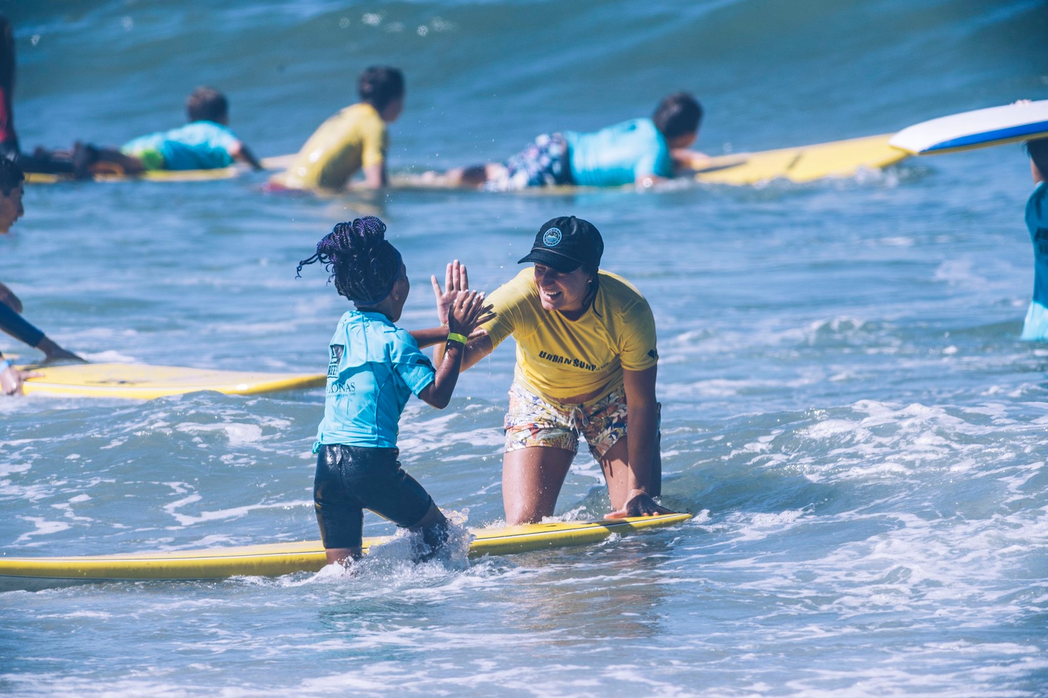 US4K Surf Therapy High Fives