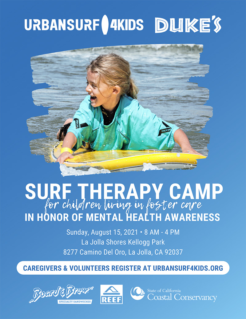 Surf Therapy Camp with Duke's at La Jolla Shores