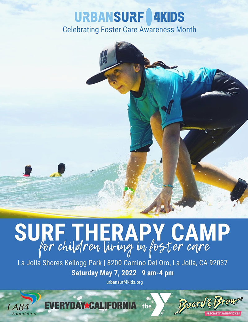 May 7th Surf Camp for Foster Youth