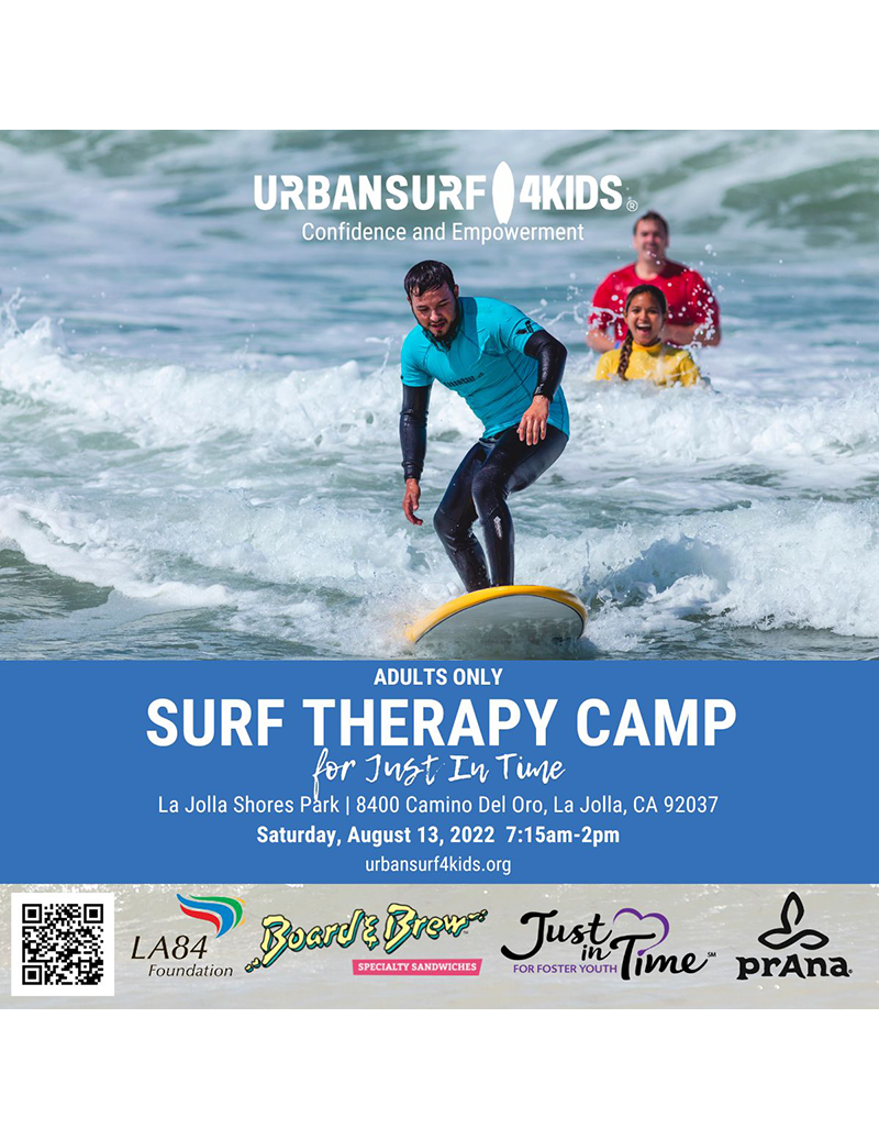 Surf Therapy Camp at La Jolla Shores August 13, 2022 Urban Surf 4 Kids