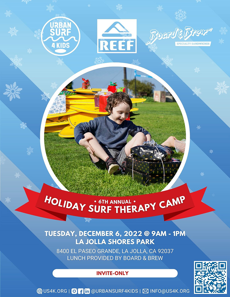 6th Annual Reef Holiday Surf Therapy Camp