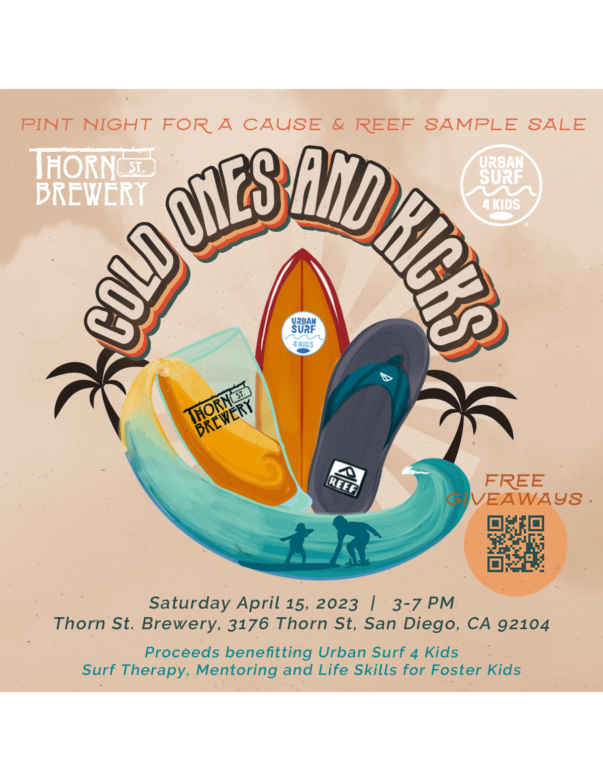 Thorn St. Brewing Pint Night For A Cause & Reef Sample Sale