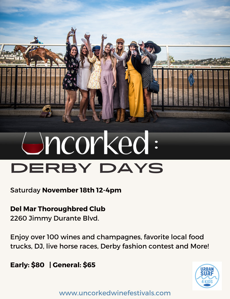 Derby Days Uncorked Del Mar November 2023