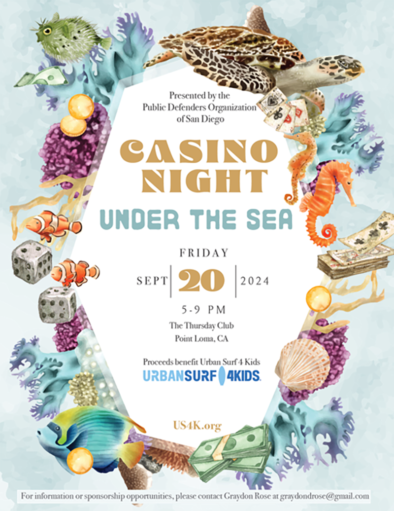 <strong>Casino Night Under The Sea -  September 20, 2024</strong>