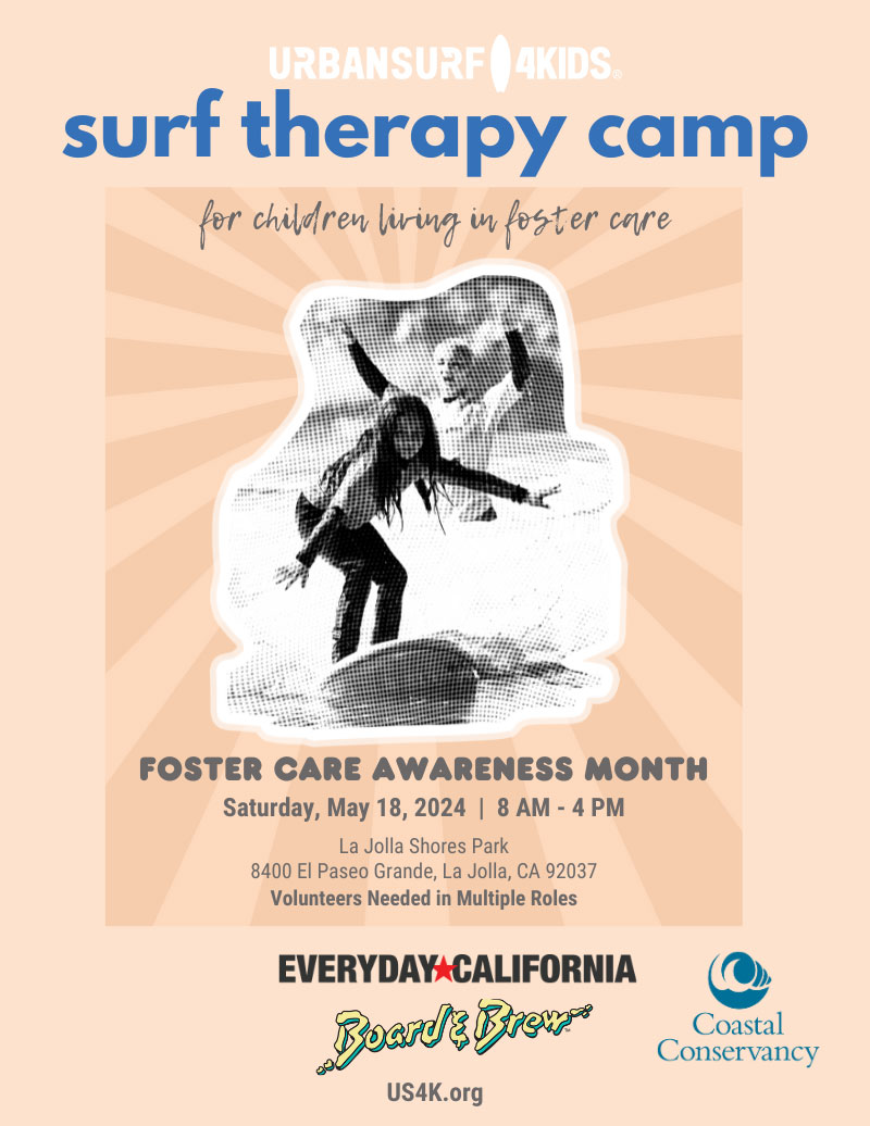 <strong>Surf Therapy Camp at La Jolla Shores - May 18, 2024</strong>