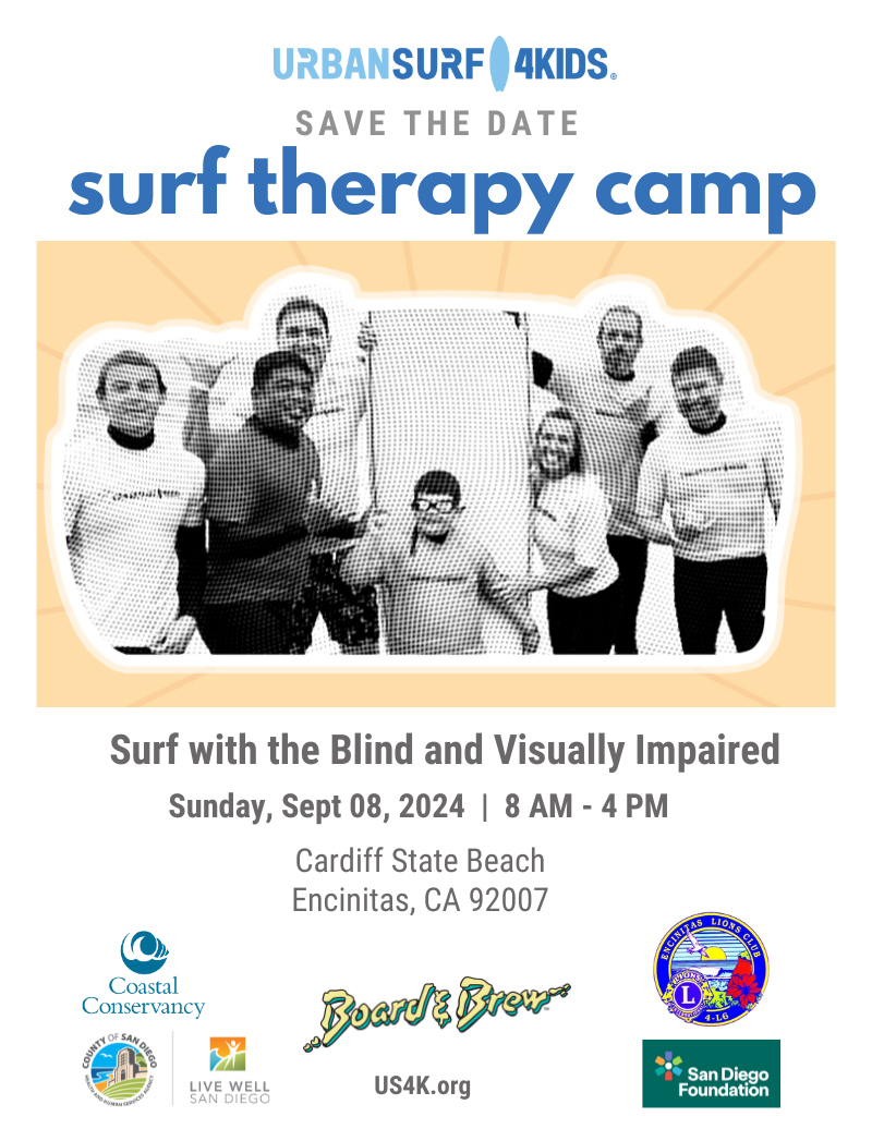 San Diego Encinitas Lions Surf Camp for Blind & Visually Impaired - September 8, 2024