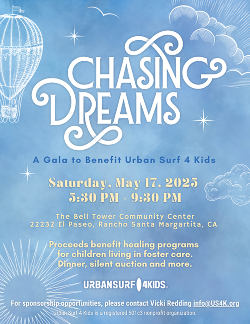 Orange County Chasing Dreams Gala benefit for Urban Surf 4 Kids