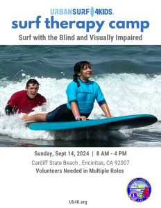 San Diego Encinitas Lions Surf Camp for Blind & Visually Impaired - September 14, 2025