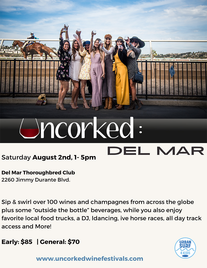 <strong>Uncorked Wine Festival at Del Mar - August 2, 2025</strong>