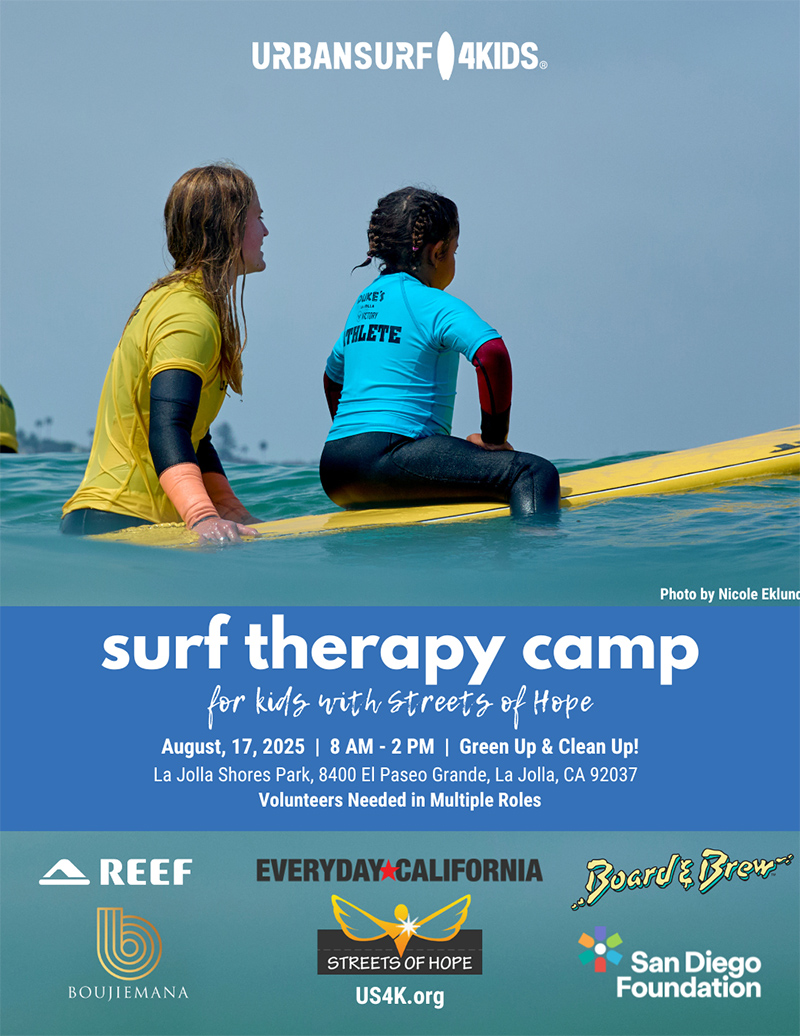 Surf Therapy Camp August 17th