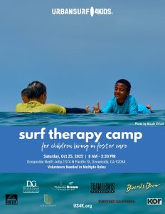 Surf Therapy Camp at Oceanside North Jetty Oct 25th