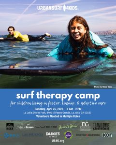 Surf Therapy Camp at La Jolla Shores April 25, 2026