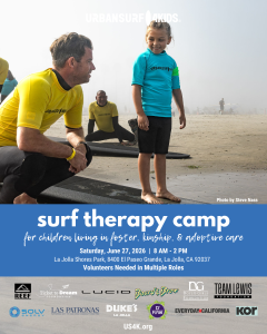 Surf Therapy Camp at La Jolla Shores June 27, 2026