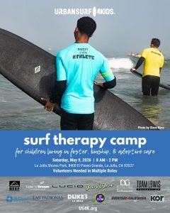 Surf Therapy Camp at La Jolla Shores May 9, 2026