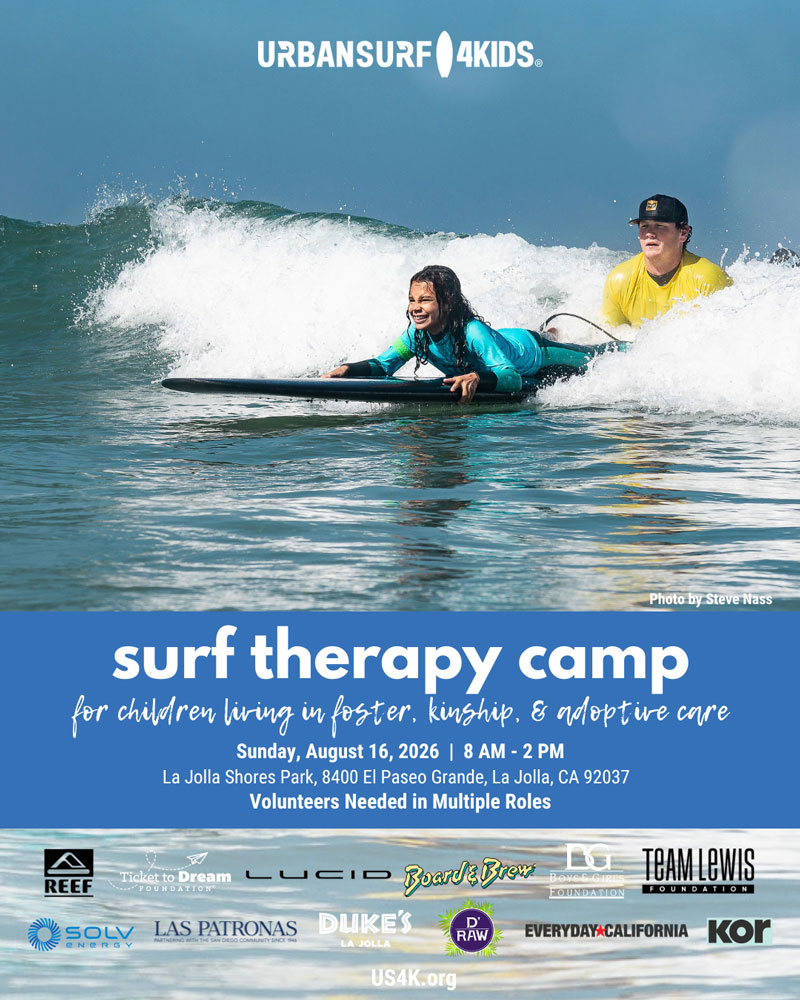 <strong>Surf Therapy Camp at La Jolla Shores - August 16, 2026</strong>