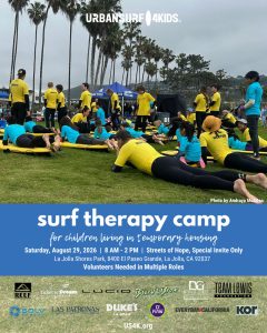 Surf Therapy Camp at La Jolla Shores August 29, 2026
