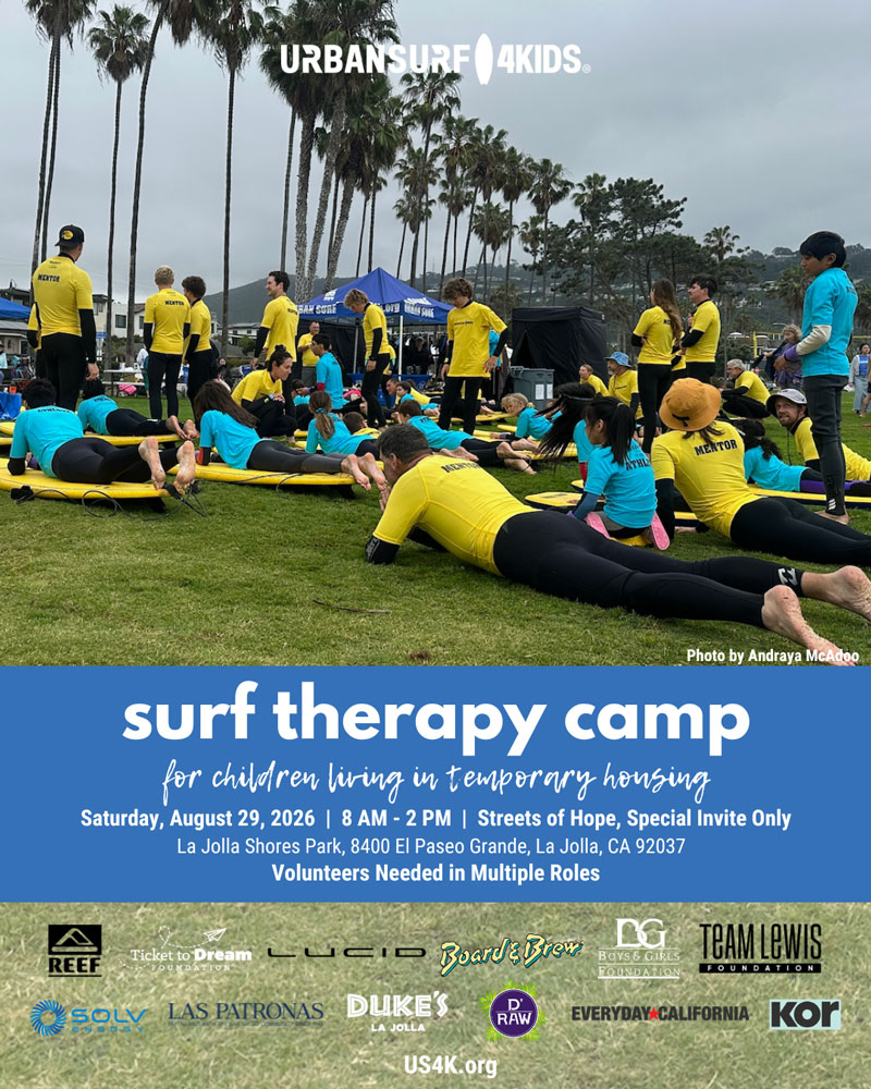 <strong>Surf Therapy Camp at La Jolla Shores - August 29, 2026</strong>