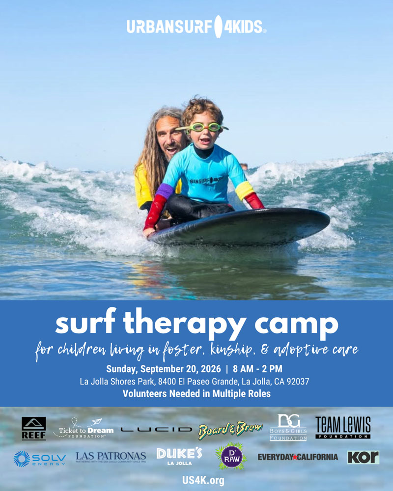 <strong>Surf Therapy Camp at La Jolla Shores - September 20, 2026</strong>