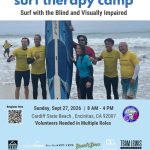 September 27, 2026 Surf with the Blind and Visually Impaired Sponsored by Encinitas Lions Club