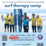September 27, 2026 Surf with the Blind and Visually Impaired in Partnership with Encinitas Lions Club