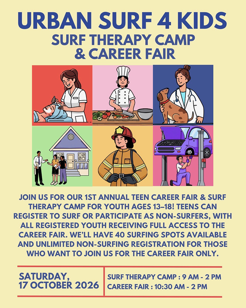 Teen Career Fair & Surf Therapy Camp at La Jolla Shores