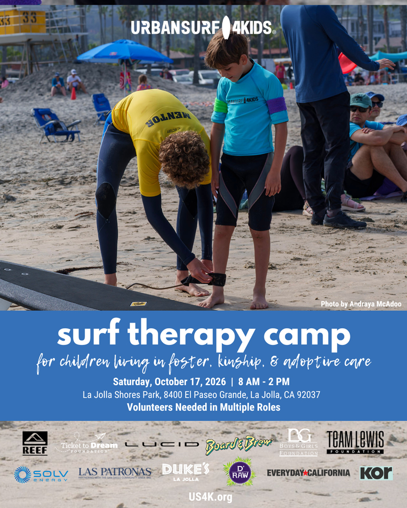 <strong>Surf Therapy Camp at La Jolla Shores - October 17, 2026</strong>